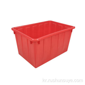 645*440*380 mm 빨간색 수생 쌓일 수있는 상자